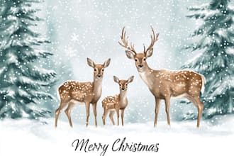 make a custom christmas card