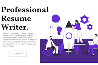 write and upgrade your resume, cv, cover letter, linkedin