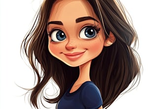 draw cartoon caricature, avatar, logo from your photo