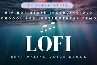 be your male UK rapper authentic boom bap beat producer 90s hip hop lofi beats