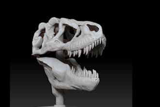 create 3d animal model dragon animation dinosaur model  cgi games vfx 3d print
