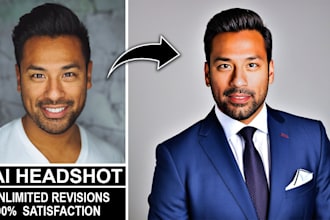 professional ai headshots for linkedin CV profile picture in 2 hours