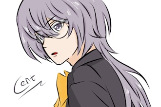 draw anime art of your character, vtuber, anime, or fanart