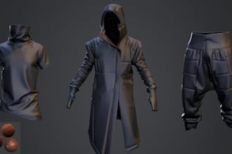 model realistic 3d fashion clothing for ecommerce and cad product design