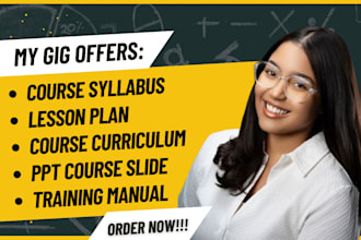 create online course, ebook online course, study guide, course curriculum