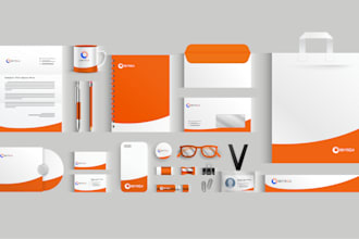 design logo business card letterhead folder all stationery