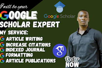 increase google scholar citations write and publish article journal publication