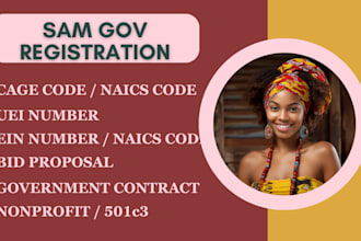 do sam gov registration, cage code, uei for government contract, 501c3, llc