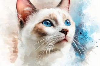draw your dogs or any pets into cartoon portrait