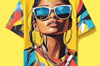 do bulk t shirt designs for printful