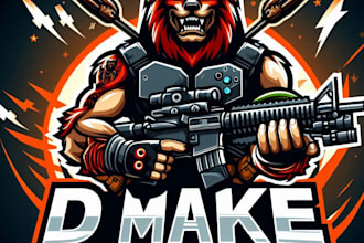 do make video gaming e sport mascot logo design service