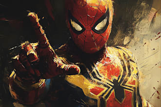 do your photo into amazing cartoon superhero character