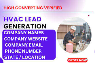 generate hvac leads in 24 hours landing page b2b leads SEO