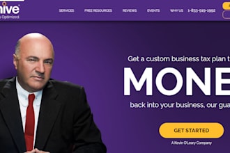 design tax, finance, income tax, tax prep and credit repair website