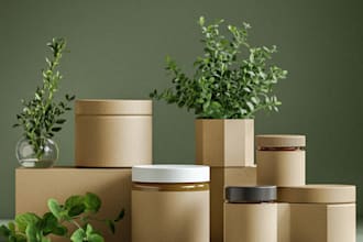 create packaging, box packaging, pouch design, myler bag, label with mockup