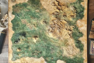 do a fantasy map for rpg fantasy dnd novels board game