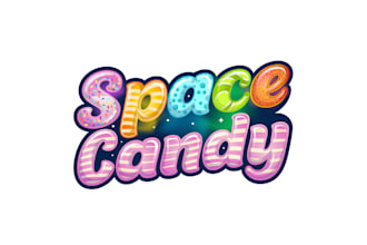 design a sweet and eye catching candy, bakery, or food logo