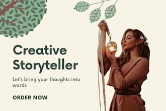 be your creative storyteller on any topic