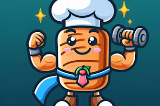 do do cute and energetic character mascot logo design service