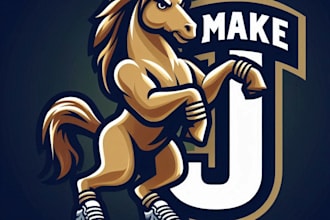 do make j centaur mascot logo design service