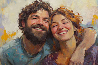 draw an amazing portrait illustration