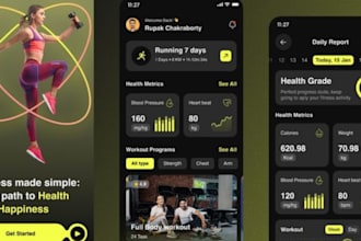 develop fitness and health app fitness website personal training app fitness app