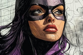 create photo to cartoon character superhero comic book