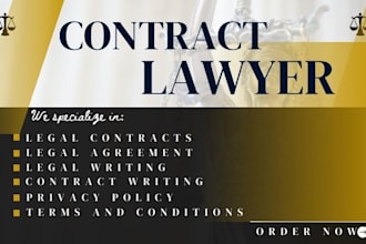 write legal agreements, lawyer contracts, nda, terms and conditions