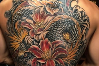 do a unique custom tattoo design for you, sleeve tattoo