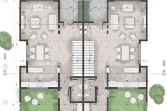 2d floor plan rendering