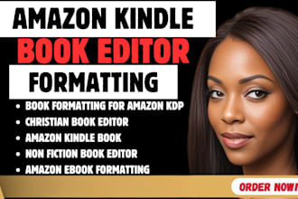 book formatting for amazon kdp christian book editor cookbook recipe formatting