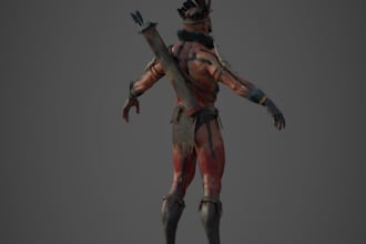 build 3d metahuman character, npc model,3d nsfw model,ue5 rig, daz3d, game asset