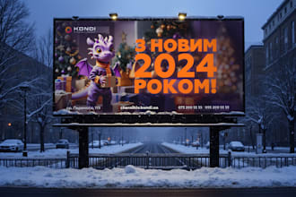 create banner for indoor and outdoor advertising