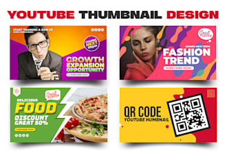 banner, youtube  thumbnails, ads, cover photo