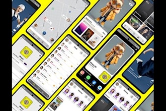 develop snapchat, instagram, or tiktok clone social media streaming app