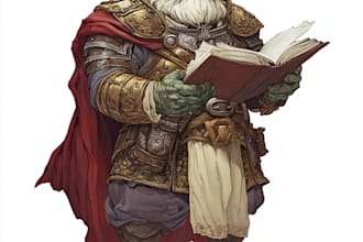 mke illustrate your oc or dnd character art