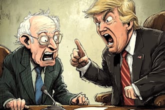 make  an awesome political and editorial cartoons