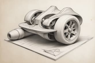 sketch a product design idea