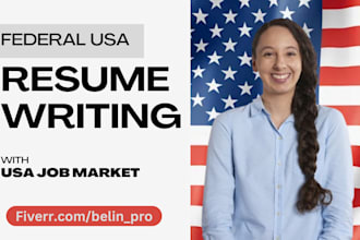 write professional usajobs federal executive military ksa CV ats resume writing