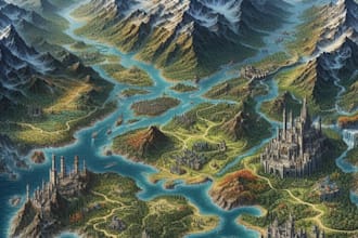design the best custom fantasy maps for you