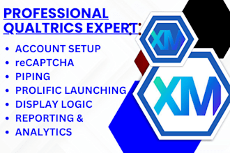 setup qualtrics piping google recaptcha display logic reporting and analytics VA
