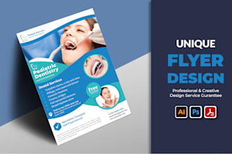 make creative flyers, leaflets, booklet design