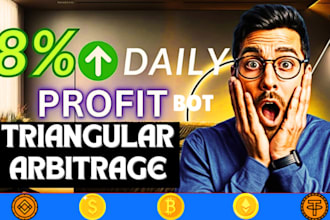 daily profit pancake swap bot, crypto arbitrage bot, volume bot, arbitrage bot