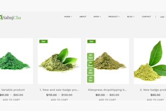 design hot matcha tea shopify store matcha bowl website herbal tea store