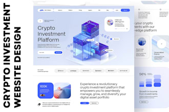 create crypto investment website, crypto token website, crypto news website