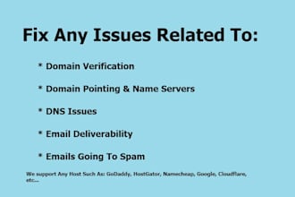 fix or set dns records mx spf dmarc dkim to improve email deliverability