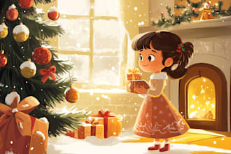 do  design christmas card, greeting card, and invitation