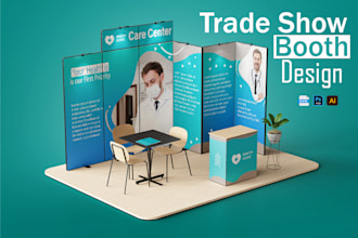 design trending backdrop and trade show booth