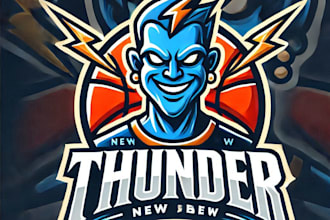 do make new thundar mascot logo with satisfaction guaranteed