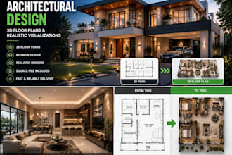 create ai architectural designs and 3d floor plans